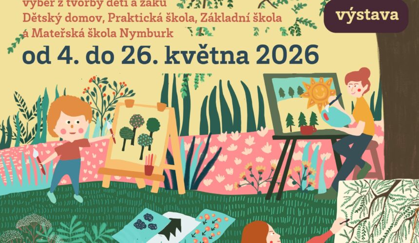 Výstava prací dětí a žáků v Městské knihovně Nymburk